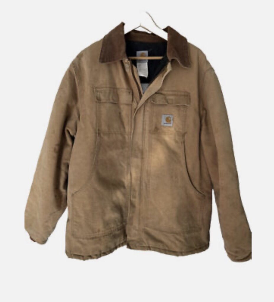 Old used  Carhart jacket 