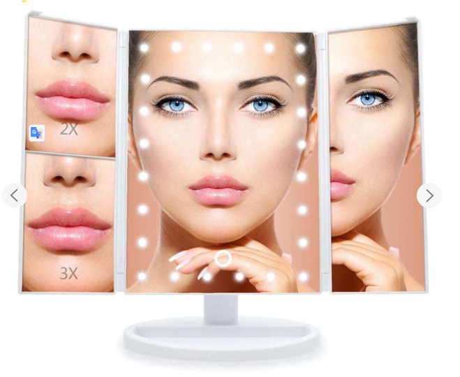 Дзеркало для макіяжу з LED підсвічуванням Superstar Magnifying Mirror