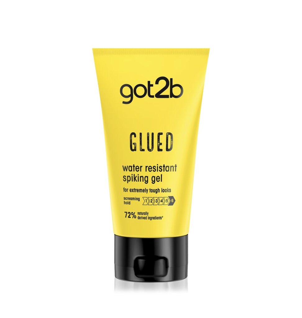 Гель для укладання волосся got2b Glued Water Resistant Spiking Glue, фіксація 6, 150 мл